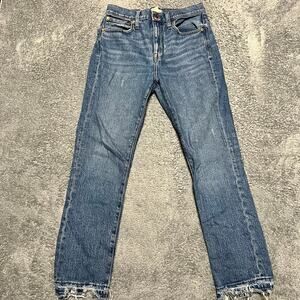 Madewell Jeans Womens 25 (29x26) The High Rise Slim Boyjean Cropped